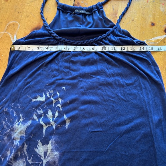 Soprano Deep Blue Dress with Delicate Straps - Picture 13 of 14